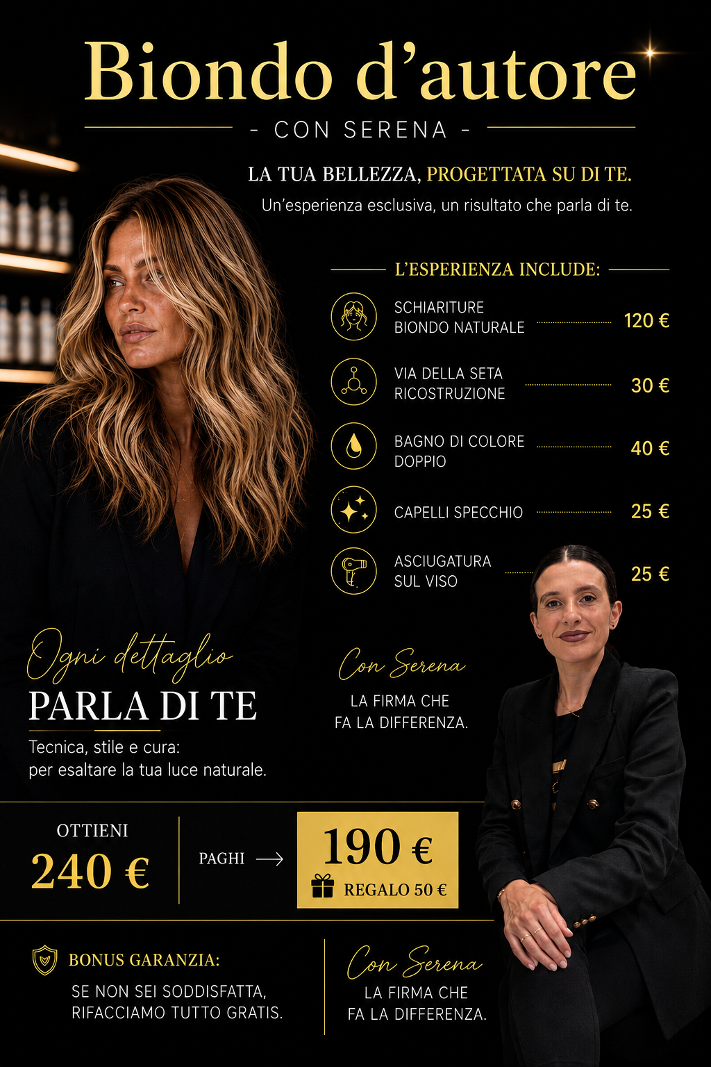 Stile audace con sfumature moderne